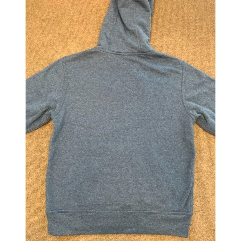 North Face Hoodie Mens M Retro Berkeley USA Logo Gray long Sleeve Pullover